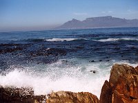 Cape Town seen from Robben Island